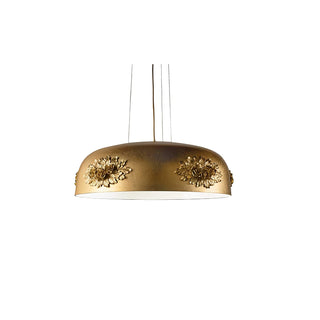 Zesolila Traditionnel Art Or Suspension Lumière