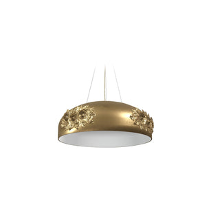 Zesolila Traditionnel Art Or Suspension Lumière