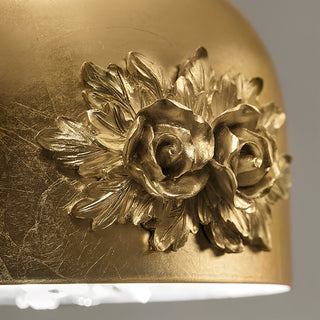 Zesolila Traditionnel Art Or Suspension Lumière