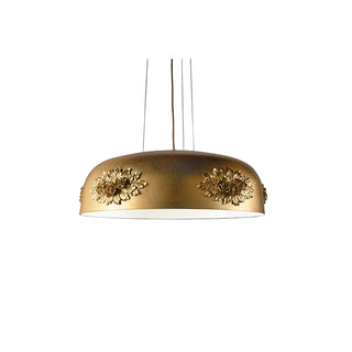 Zesolila Traditionnel Art Or Suspension Lumière