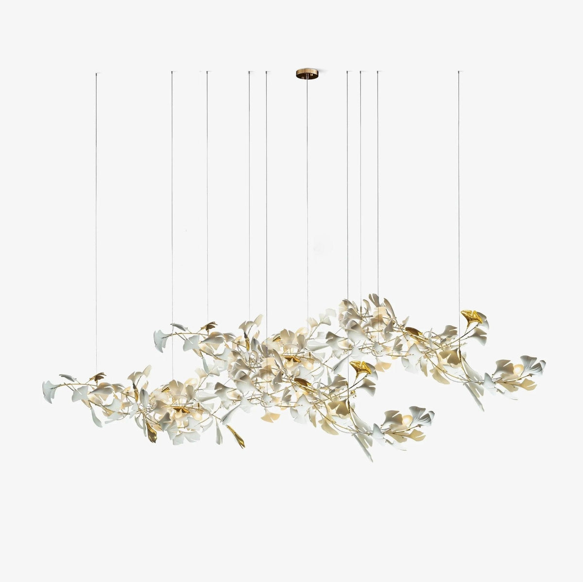 Viraaelle Lustre en Céramique Feuillage Gingko