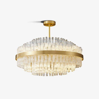 Lustra Lustre Or Tige Claire Élégant