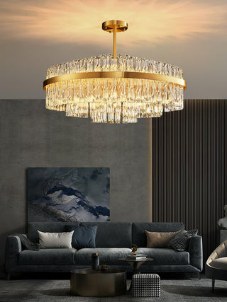Lustra Lustre Or Tige Claire Élégant