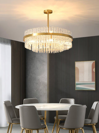Lustra Lustre Or Tige Claire Élégant