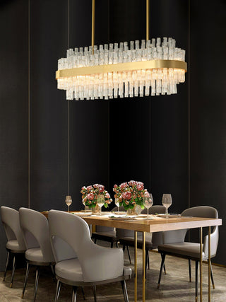 Lustra Lustre Or Tige Claire Élégant