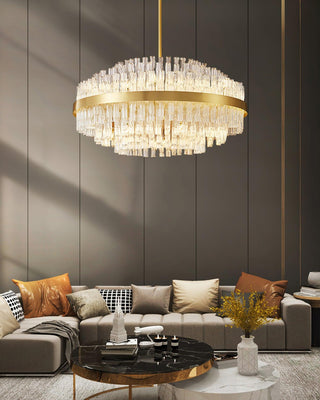 Lustra Lustre Or Tige Claire Élégant