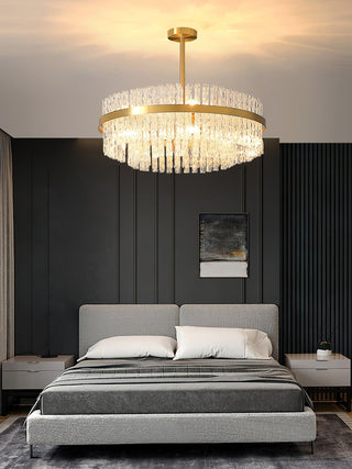 Lustra Lustre Or Tige Claire Élégant