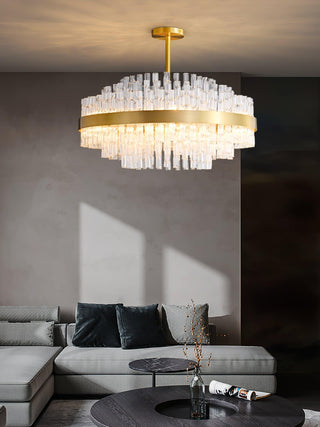 Lustra Lustre Or Tige Claire Élégant