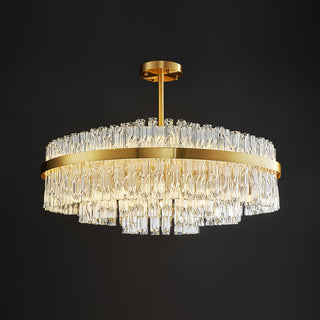 Lustra Lustre Or Tige Claire Élégant