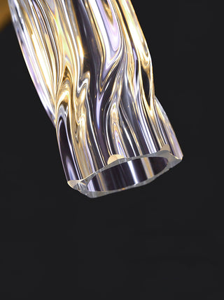 Lustra Lustre Or Tige Claire Élégant