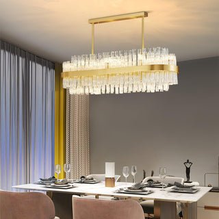 Lustra Lustre Or Tige Claire Élégant