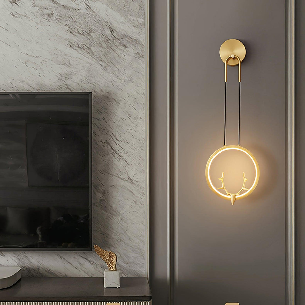 Celesta Applique murale fantaisiste en laiton