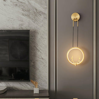 Celesta Applique murale fantaisiste en laiton