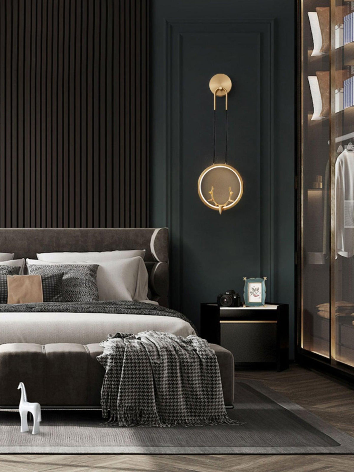 Celesta Applique murale fantaisiste en laiton