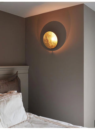 Golden Aura Wall Light-Neutral Decor