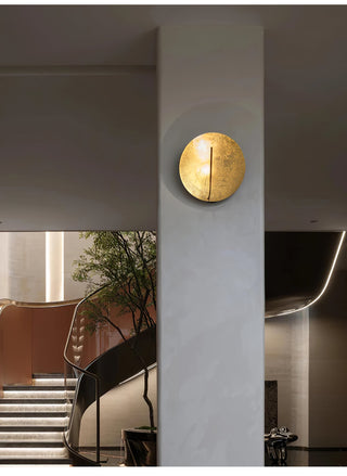Golden Aura Wall Light-Neutral Decor