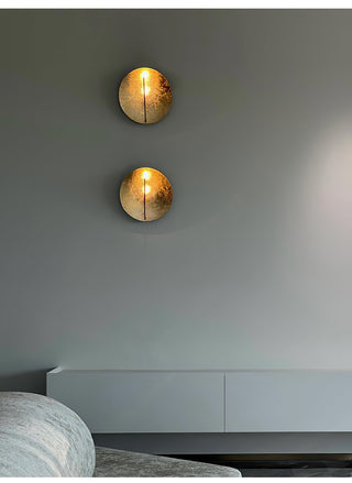Golden Aura Wall Light-Neutral Decor
