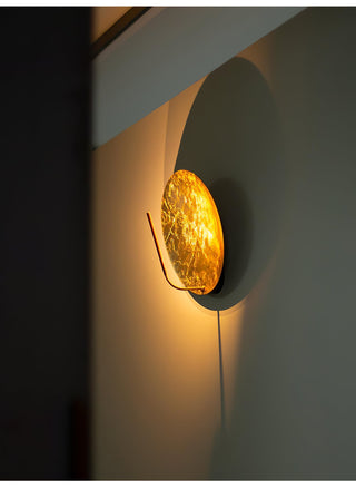 Golden Aura Wall Light-Neutral Decor