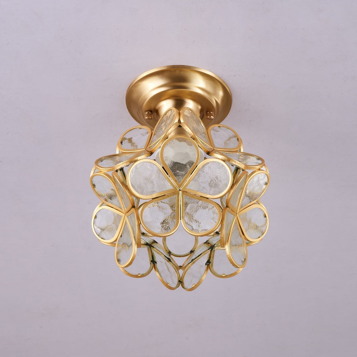 Kireria Plafonnier Luxe Bloom Doré