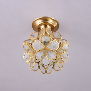 Ullaeiel Plafonnier Luxe Bloom Doré