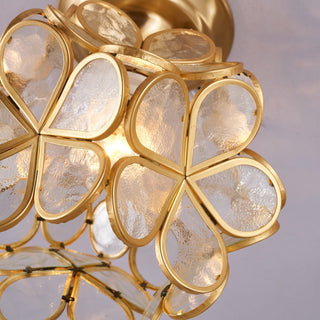 Ullaeiel Plafonnier Luxe Bloom Doré