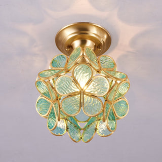Ullaeiel Plafonnier Luxe Bloom Doré