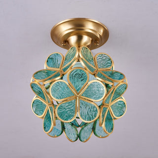 Ullaeiel Plafonnier Luxe Bloom Doré