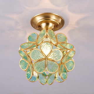 Ullaeiel Plafonnier Luxe Bloom Doré