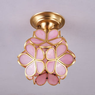 Ullaeiel Plafonnier Luxe Bloom Doré