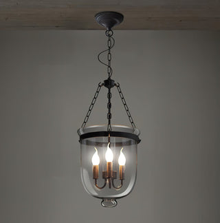 Avshaora Suspension Industrielle Vintage En Métal Et Verre