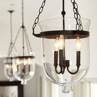 Avshaora Suspension Industrielle Vintage En Métal Et Verre