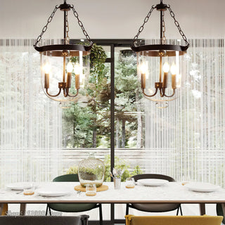 Avshaora Suspension Industrielle Vintage En Métal Et Verre