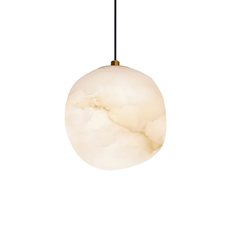 Ralen Pendant Lamp Alabaster Brass Sophistication-Neutral Decor