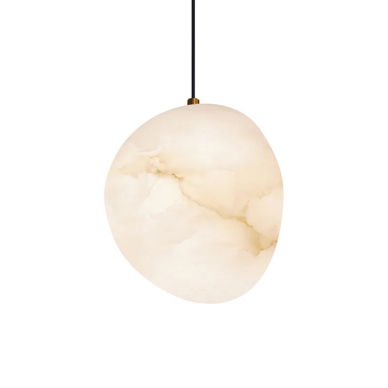 Ralen Pendant Lamp Alabaster Brass Sophistication-Neutral Decor
