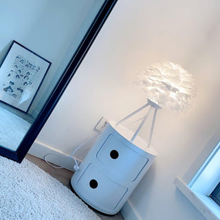 Nilo Lampe de Table Plume Féminine