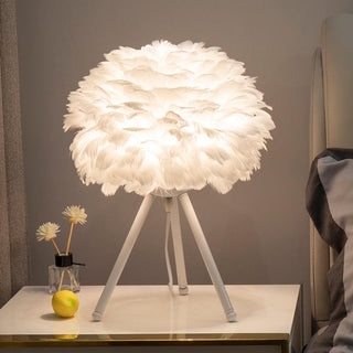 Nilo Lampe de Table Plume Féminine