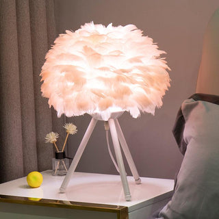 Nilo Lampe de Table Plume Féminine