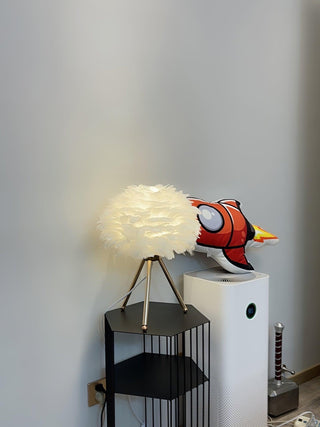 Nilo Lampe de Table Plume Féminine
