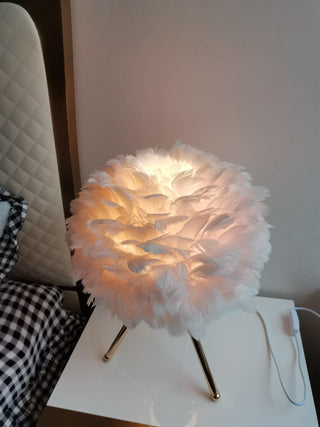 Nilo Lampe de Table Plume Féminine