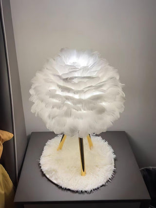 Nilo Lampe de Table Plume Féminine