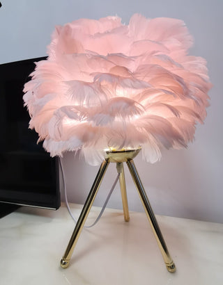 Nilo Lampe de Table Plume Féminine