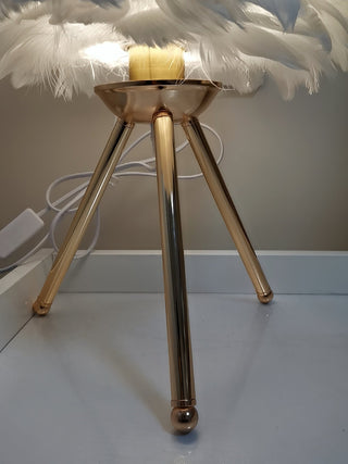 Nilo Lampe de Table Plume Féminine