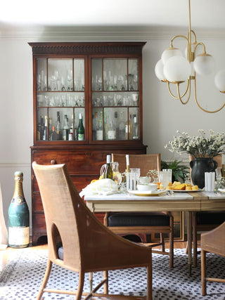 Lustra Lustre en Laiton avec Globe et Bras Courbés