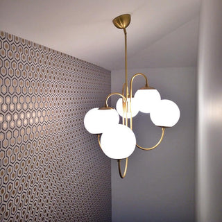 Zathaor Lustre En Verre Et Métal à Créativité Individuelle