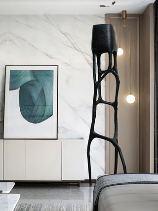 Gothic Sculpture Floor Lamp-Neutral Decor