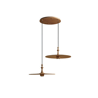 Syrinyra Suspension Sculpturale Disque Bois-Luire