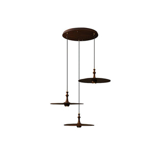 Syrinyra Suspension Sculpturale Disque Bois-Luire