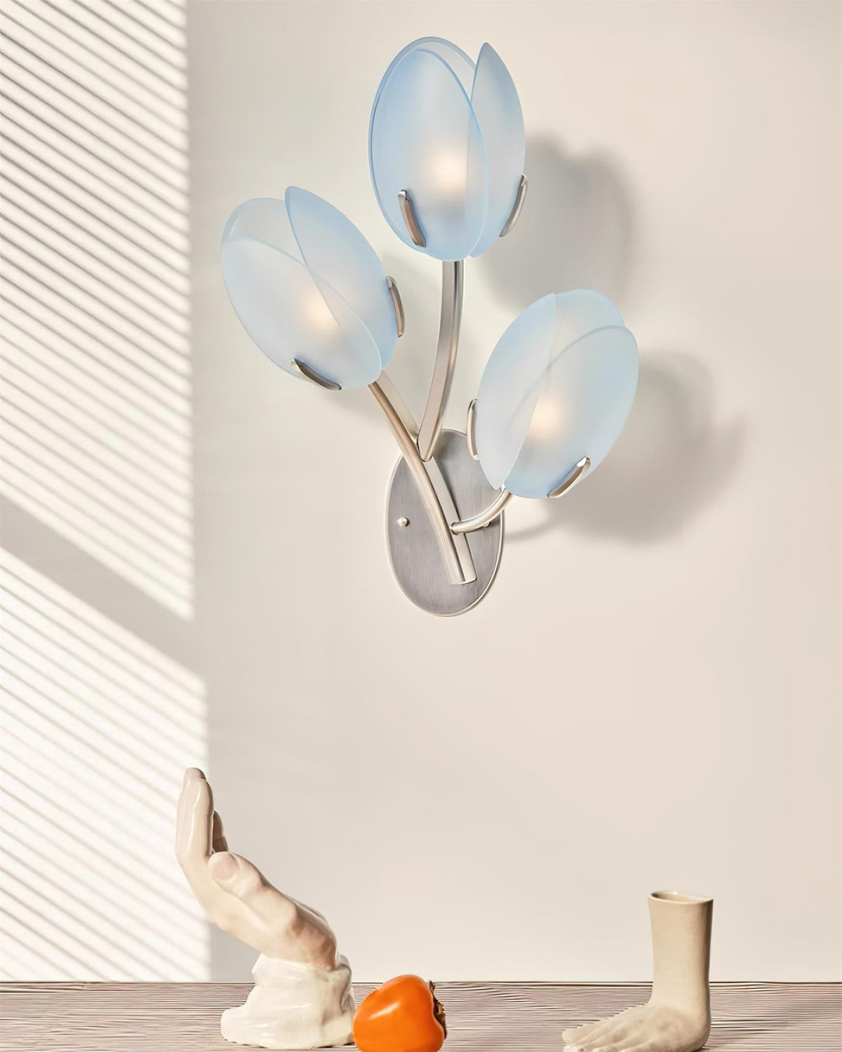Gudelle Double Tulip Wall Lamp-Neutral Decor