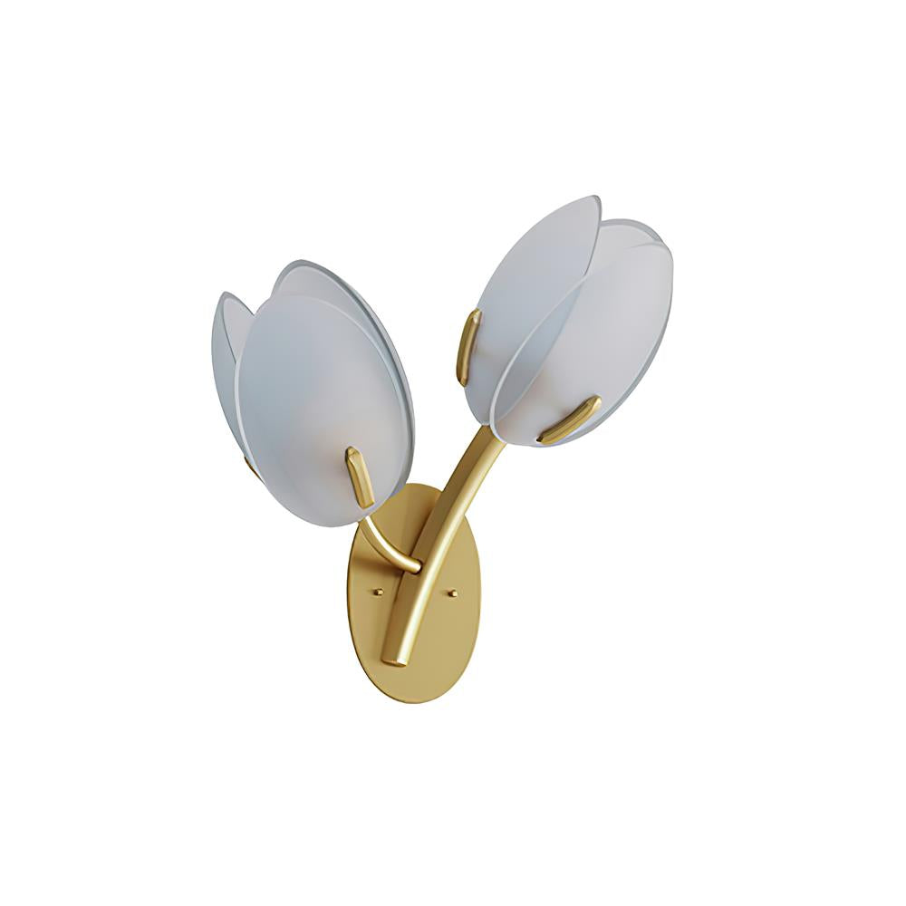 Gudelle Double Tulip Wall Lamp-Neutral Decor