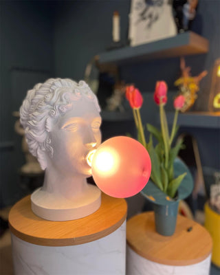 Aurrinel Lampe de Table Sculpturale en Résine
